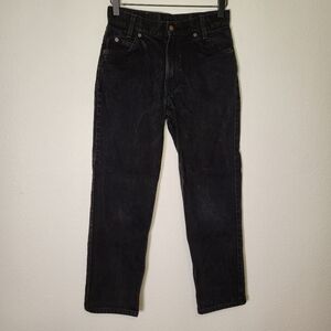 Levi's 550 Relaxed Fit Women's Dad Jean in Black Denim size 14/27x30